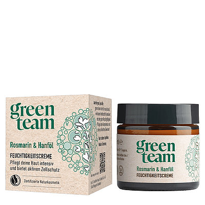 Natürliche Feuchtigkeitspflege und Hautregeneration mit Rosmarin (CELLIGENT®) und Hanföl